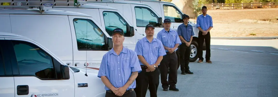 KIC Refrigeration crew ready for Mini Split Repair jobs across Marlene Village